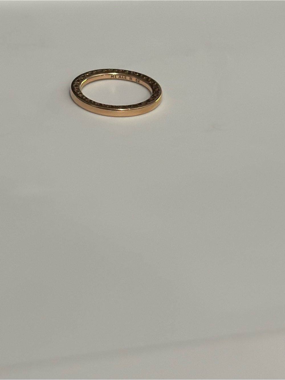 Pandora Rose Gold Slim Stackable Ring
